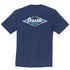 Seaside Surf Shop Infant Vintage Logo Tee - Navy