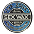 Sex Wax Classic Logo Stickers - 3" Blue Fade