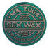 Sex Wax Classic Logo Stickers - 3" Metallic Green