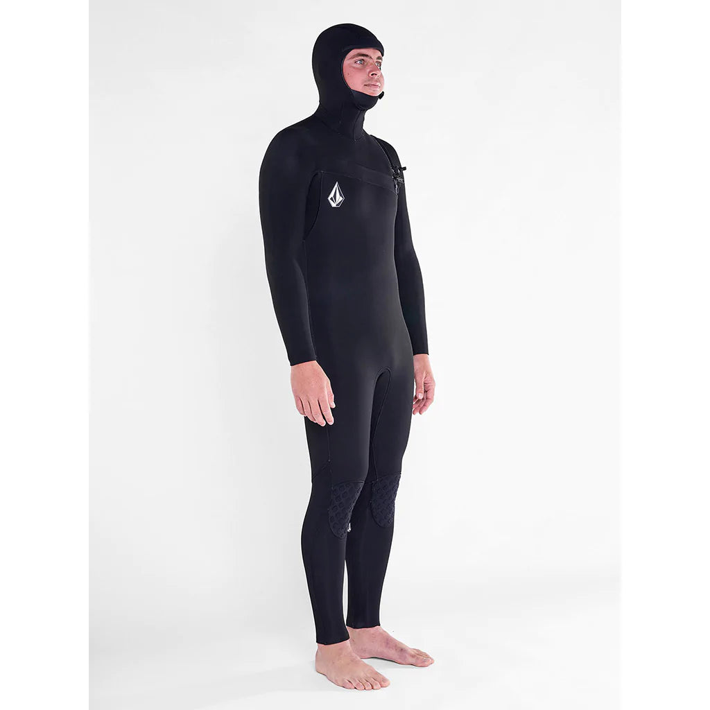Volcom Modulator 5/4/3mm Hooded Chest Zip Wetsuit - Black - W23